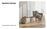 foldable Clothes Box Large Capacity Closet Organizer Lidded for Moving House