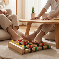 Wooden Foot Massager Manual Foot Massage Roller Wooden Massage Roller Compact Relaxing for Reflexology