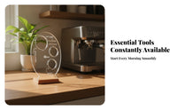 Compact Espresso Accessory Organizer