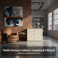 5-Drawer Metal Cabinet Minimalist aesthetic Chest of Drawers Sturdy Construction