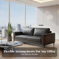 Professional Look Modern Office Couch collection sturdy Construction Commercial Furnishing Easy to Clean Sofa Set for Businesses, Guests, Interior Designers, Reception Area, Corporate Lobby, Waiting Room