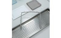 Metal Rubber Barrier Frame Protruding Pins Oral Barrier Frame Curved Top