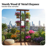 Multi-Tier Plant Stand Modern and aesthetic plant upright spaceSaving Home Furnishing for Indoor Gardeners, Apartment Dwellers, Balcony, Living Room, Bedroom