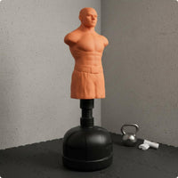 Person-Shaped Striking Target Weighted Base Freestanding Punching Figure Spring Support Human Punching Target for Fighting Arts Trainees