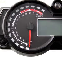 Universal Motorcycle Digital Speedometer Odometer Tachometer 7-Color Waterproof