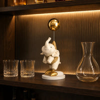 Elephant Statue Gift Idea Elephant Ornament Desktop Display for TV Cabinet, Desk