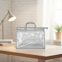 Clear Purse Storage Bag With Handles Transparent Handbag Dust Cover for Wardrobe