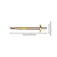 Zinc anchor with rust-resistant bolt