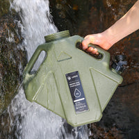 10L PE Outdoor Water Bucket with Faucet for Camping and Car