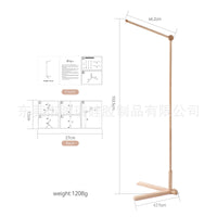 Wooden Baby Crib Mobile Holder with Adjustable Stand
