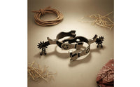 Star Engraved Riding Prod Smooth Rolling Rowels Western Cowboy Prod Horse Riding Aids for Cowboys, Equestrians