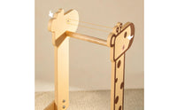 Giraffe Push Pusher Rounded Panels Child Toy Activity Center Nursery Item for Young Children