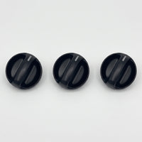 3 Pieces Heater Control Knob Climate Control Knob Non-Slip for Vehicle Owners, Dashboard