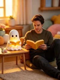 Ghost Reading Light Halloween Bedroom Decor