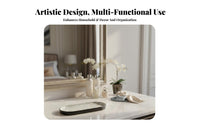 tray Plate versatile Wavy border Platter versatile for Entryway, Adults