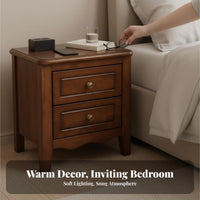 Roman pillar Nightstand With Storage Drawer Roman pillar End Table for Renters