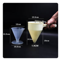 Plastic Batter Dispenser with Handle Multi-Functional for Restaurant