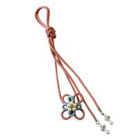 Authentic Obi Cord with Flower Ornament Elegant Kimono Waist Cord Lightweight Kimono Obi Belt Versatile for Festivals