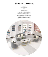 北欧服装店沙发网红设计师轻奢美容院工作室休息区店铺用洽谈接待