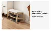 paded Shoe Storage Bench Easy Assembly paded Shoe Organizer for Families