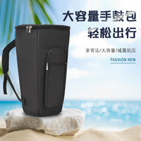 厂家直销跨境品，10寸与12寸非洲鼓包，壁厚10mm，牛津面料，双肩