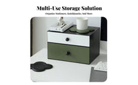 Storage Riser with Drawers Multi-Functional Desk Organizer Space-Saving