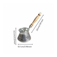 Turkish Coffee Pot Great Gift Idea Engraved Copper Cezve Easy to Clean