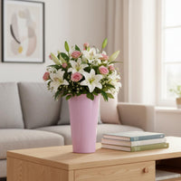 Nordic Design Flower Vase Waterproof Nordic Design Vase Lightweight for Entryway