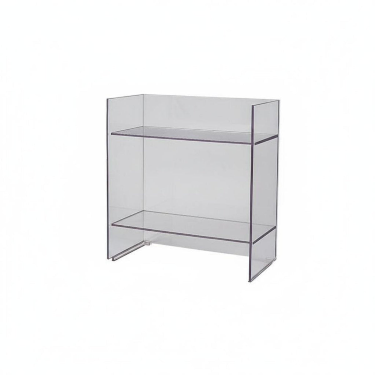 C-Shaped Acrylic Table Multipurpose Acrylic C-Table even Rounded Corners