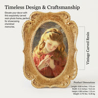 Vintage Resin Photo Frame, European Classical Style