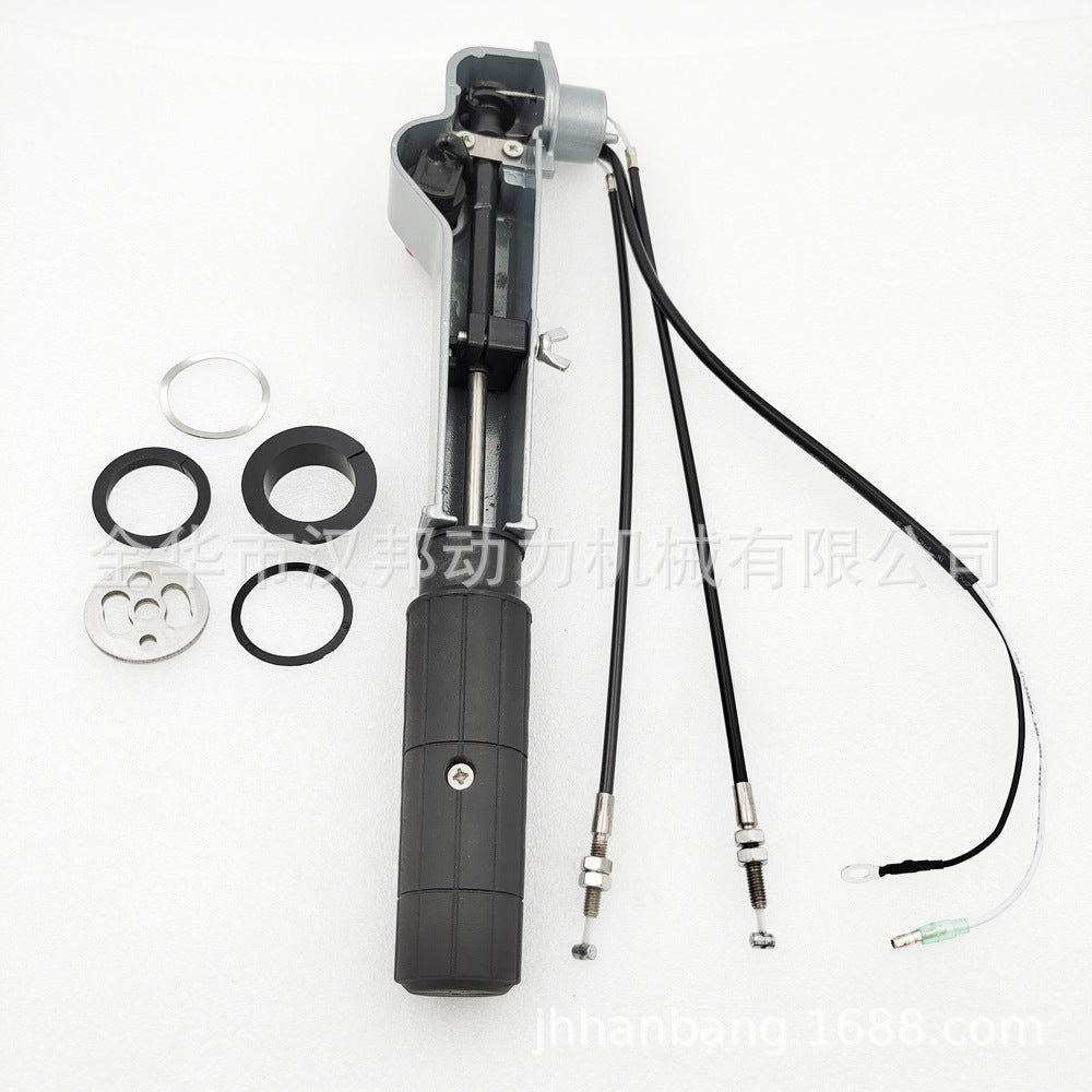 63V-42111-01-4D Handle Steering Assembly with Cable for Yamaha 9.9 HP 15HP 2-Stroke 4-Stroke