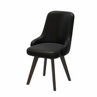 Armless Swivel Vanity Chair Padded Cushion Home Seating Lumbar Support for Teens