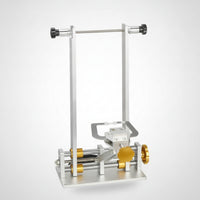 Bike Wheel Truing Stand Aluminum Alloy Truing Stand with Rollers Stable Wheel Calibration Tool for Mechanics