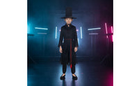Full-Body Black Cosplay Costume Layered Hat Costume Set for Men