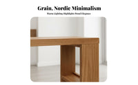 L-Shaped Corner Desk Unmixed Wood L-Shaped Desk Extension Board Space Saving Design Robust Duty for Telecommuting Workers
