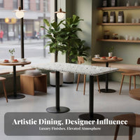 Woven rear Armchair moderndesign Cafe Set adaptable Combination Includes pads for Coffee Shop, Reception Area, Living Room