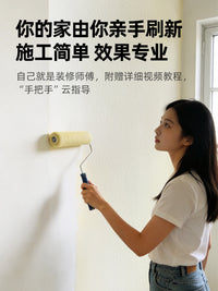 小羊皮艺术涂料家用自刷墙面漆室内翻新蛋壳光肤感肌理漆抗污净味