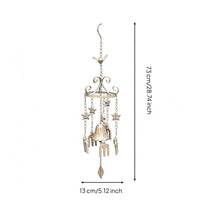 Cast Iron Wind Chime Retro Charm Bronze Wind Chime Gift Idea Outdoor Decor for Garden, Courtyard, Balcony