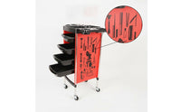 Salon Tool Trolley Cart Multi Layer Hairdressing Trolley Cart with Wheels for Hair Salons