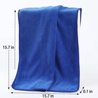 Microfiber Car Towel and Car Drying Towel, 40x40cm Microfibre Cloth with Hanging Loop, Non-Shedding Cloth for Detailing and Cleaning