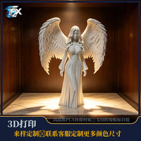 Nordic Girl Angel Statue 3D Printed Creative Desktop Decoration Art Gift Home Ornament