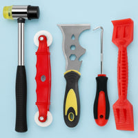 5 Pieces Door and Window Tool Combo Heavy Duty Hammer for Home Improvement