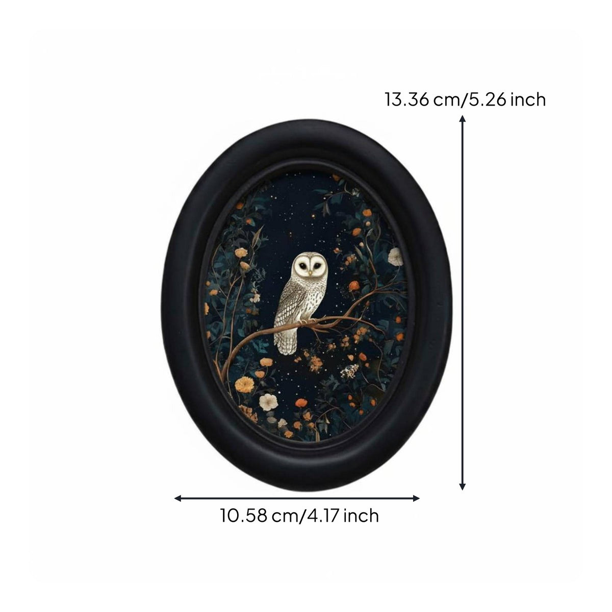 Oval Photo Frame Decorative Tabletop Picture Frame