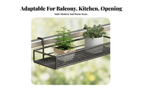 Railing Planter Box long-enduringing Construction Railing Planter Basket Adjustable attachments