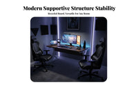 Gaming Desk Computer Table Home Workstation Thickened Desktop Sturdy Frame Modern Design Suitable for Professionals Teenagers Bedroom Dorm Room