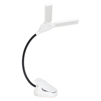Portable Dual-Head LED Music Stand Light with Clip
