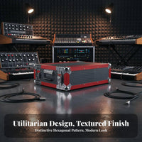 Audio Equipment Audio Transport Enclosure Heavy Duty Aluminum Reinforced Corners for DJs, Artists, Stage