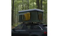 Automatic Opening Hard Shell Roof Tent Waterproof Rooftop Tent 2-3 Person Outdoor Gear Includes Telescopic Ladder for Campers