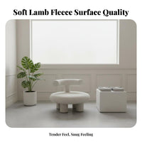 plush Single-Person Sofa snug Feel Lounge Chair gentle feel for Children, Adults