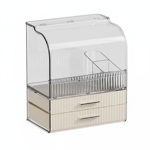 Cosmetic Display Case with Drawers Large Capacity Vanity Storage Box for vanity table
